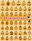 Pumpkin Decorating Stickers Kit – 48 Fun Halloween Faces, Large Stickers for Crafts, Party Favors, and Treats